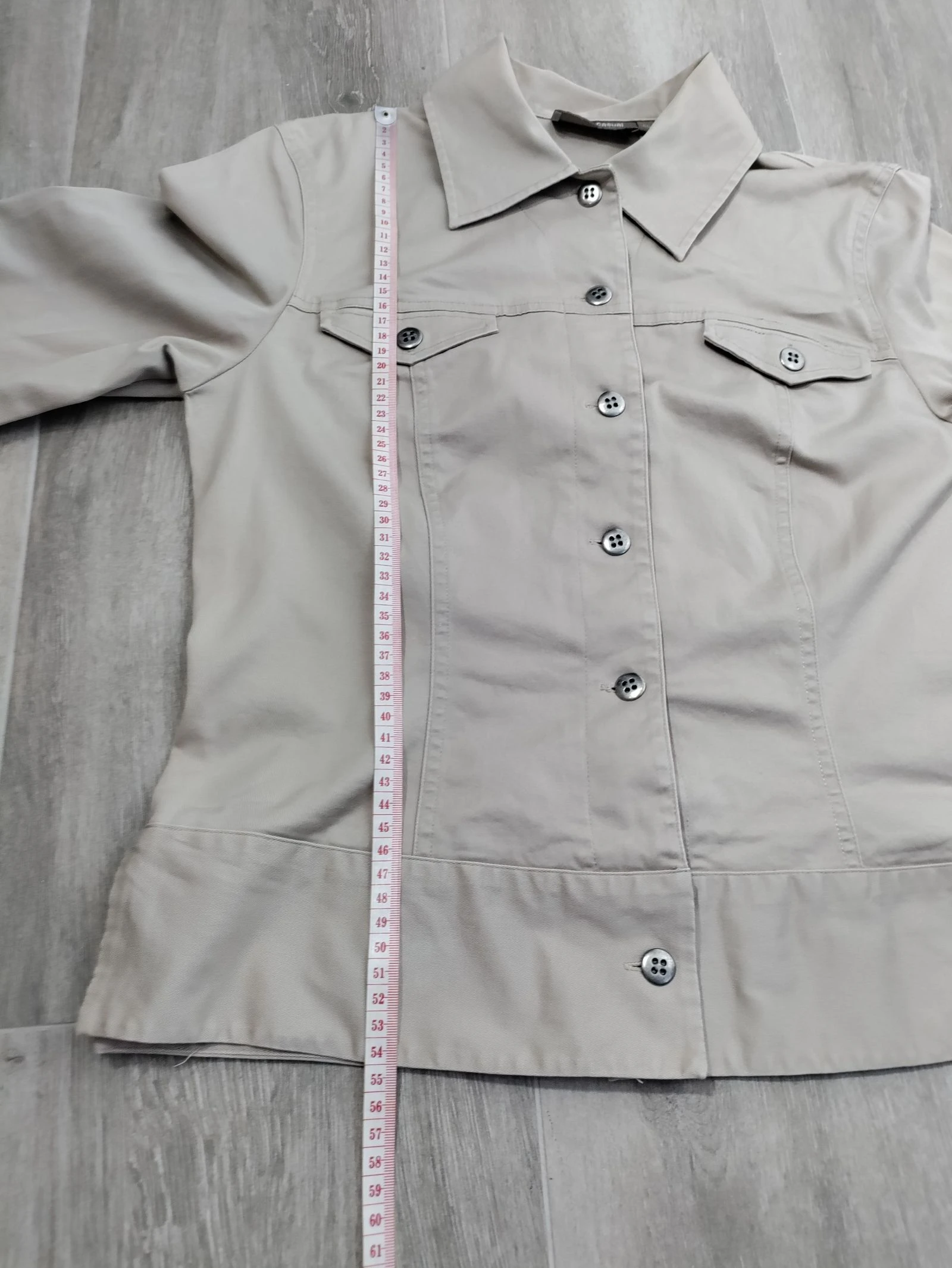 Casaco bege Tex estilo safari - Tamanho 40 – photo 14